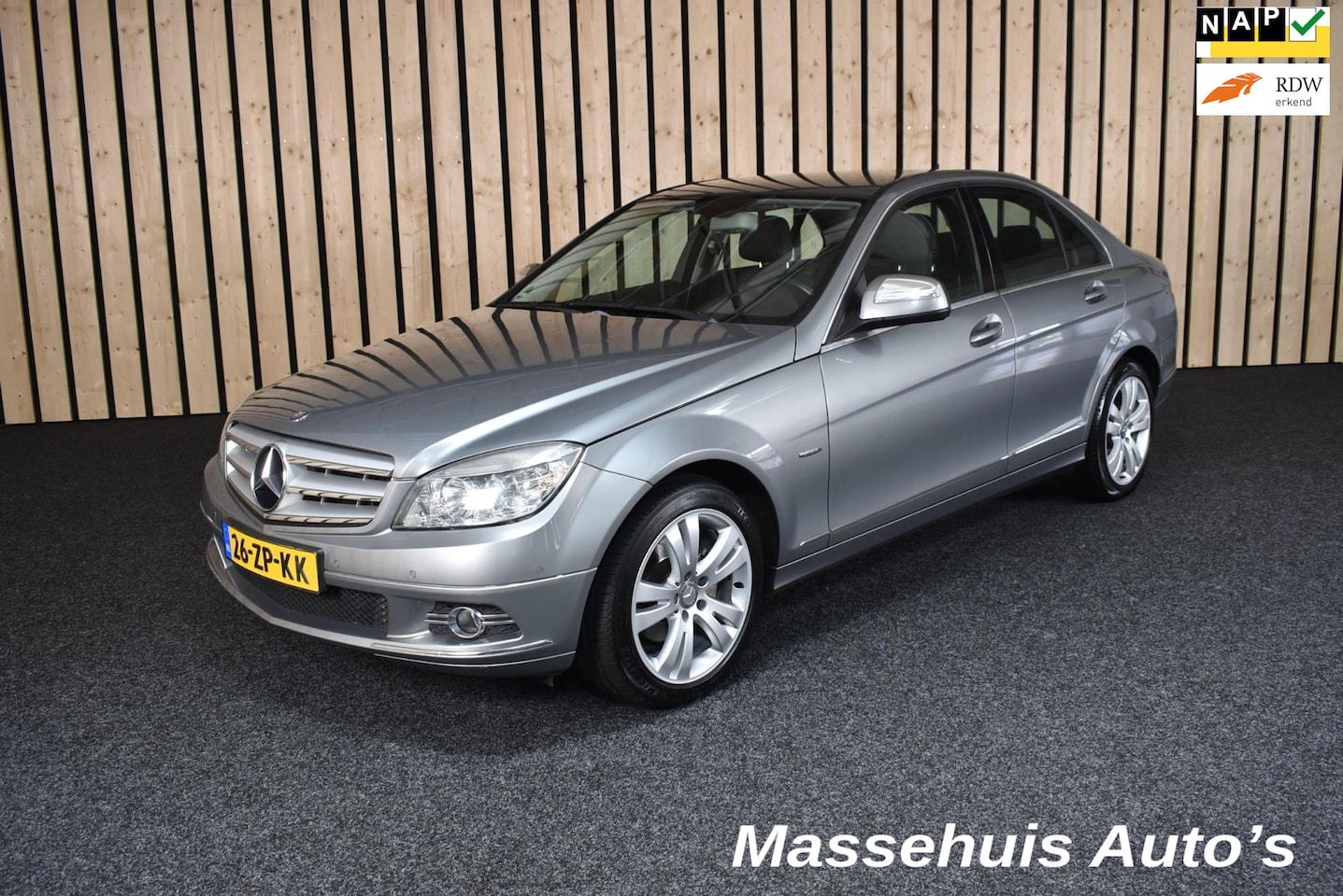 Mercedes-Benz C-klasse - 180 K Avantgarde 146dkm Navi Clima 2e eig. NL-auto PDC V+A 17" Nwe APK - AutoWereld.nl