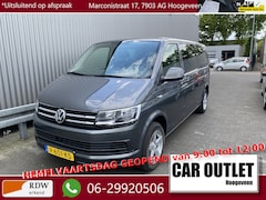 Volkswagen Transporter - 2.0 TDI L2H1 DC Comfortline Plus Clima, Navi, CC, PDC, Schuifdeur L/R, LM, Trekh, nw. APK