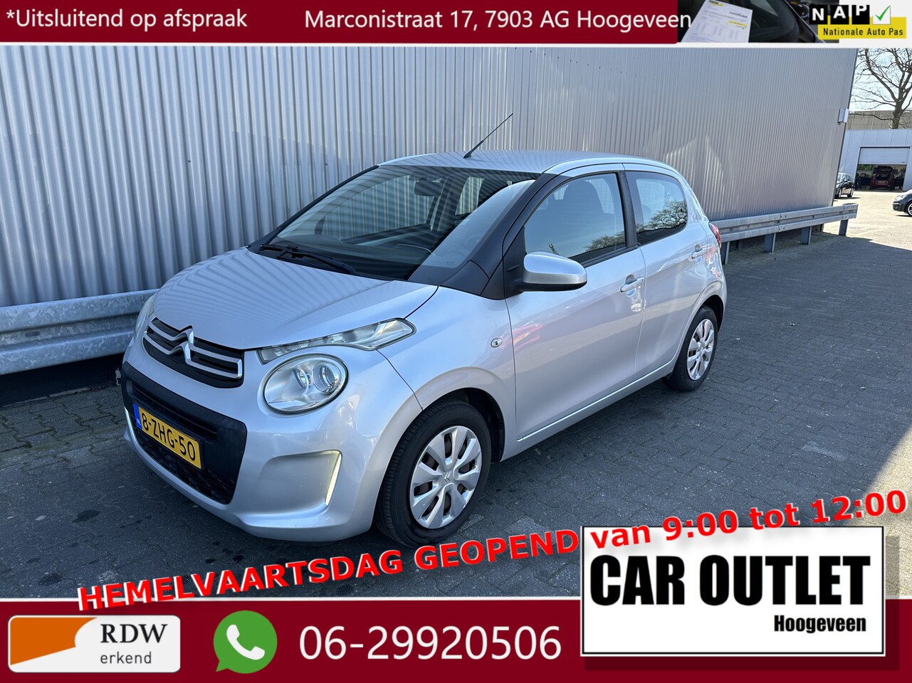 Citroën C1 - 1.0 e-VTi Feel LED, Airco, Cruise Nw APK --Inruil Mogelijk-- - AutoWereld.nl