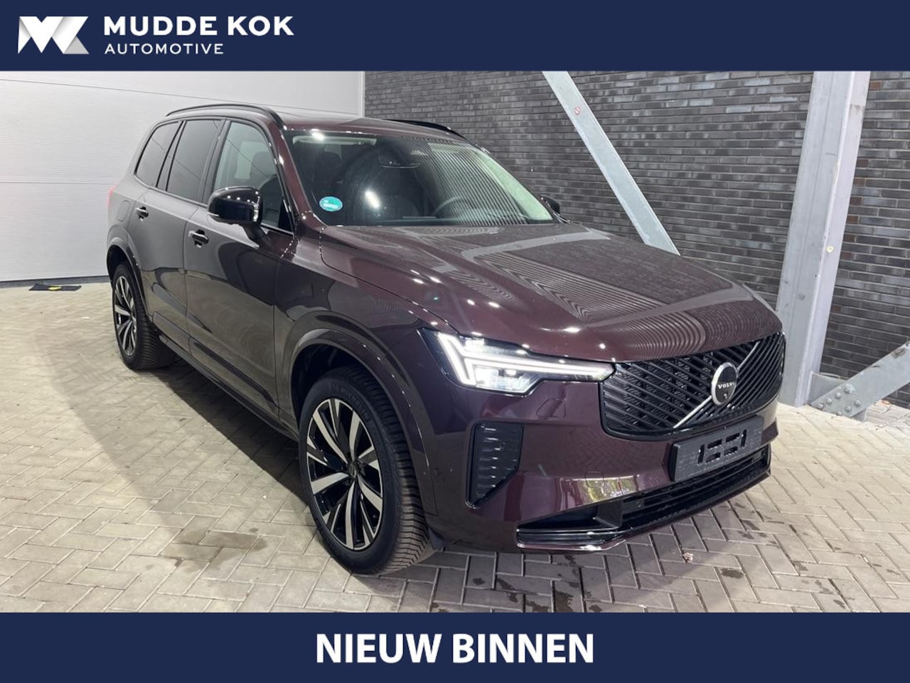 Volvo XC90 - T8 Plug-in hybrid AWD Ultra Dark | FACELIFT | MULBERRY RED | Head-Up | 360° Camera | harma - AutoWereld.nl