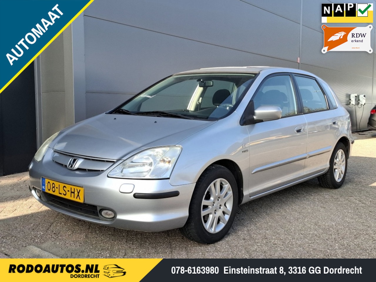 Honda Civic - 1.6i ES 5-Drs Automaat Airco Nw APK - AutoWereld.nl