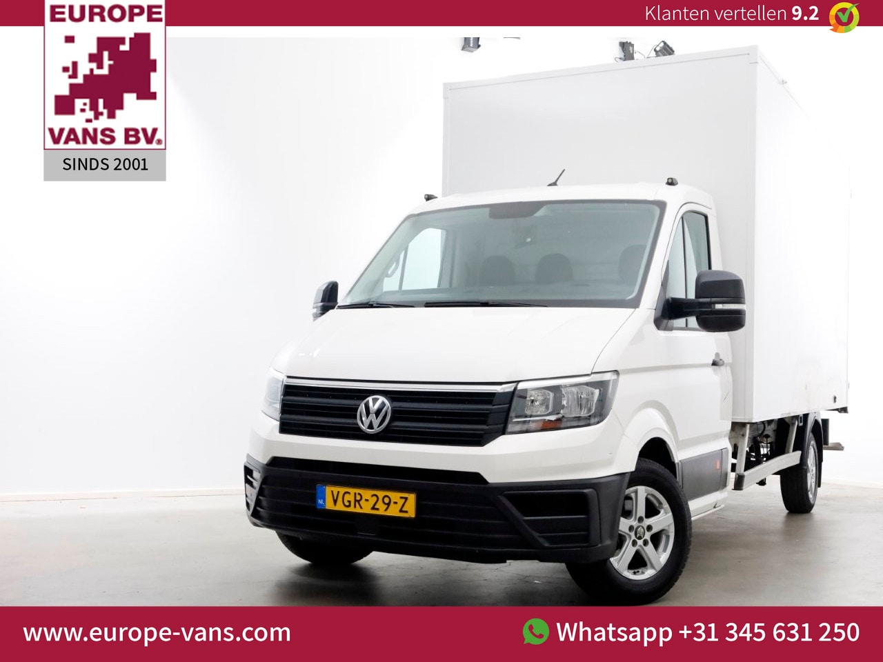 Volkswagen Crafter - 35 2.0 TDI Bakwagen met achterdeuren en zijdeur 08-2020 - AutoWereld.nl