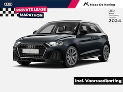 Audi A1 Sportback - Advanced edition 25 TFSI 70 kW / 95 pk 5 Dak in zwart - Automatische airconditioning - App