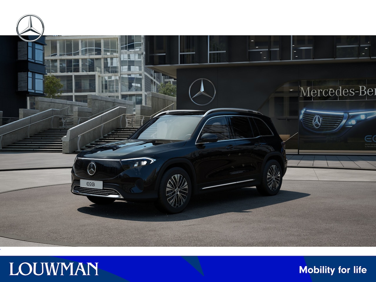 Mercedes-Benz EQB - 250+ Business Solution Luxury 7p. 71 kWh | Parkeerpakket met achteruitrijcamera | EASY PAC - AutoWereld.nl