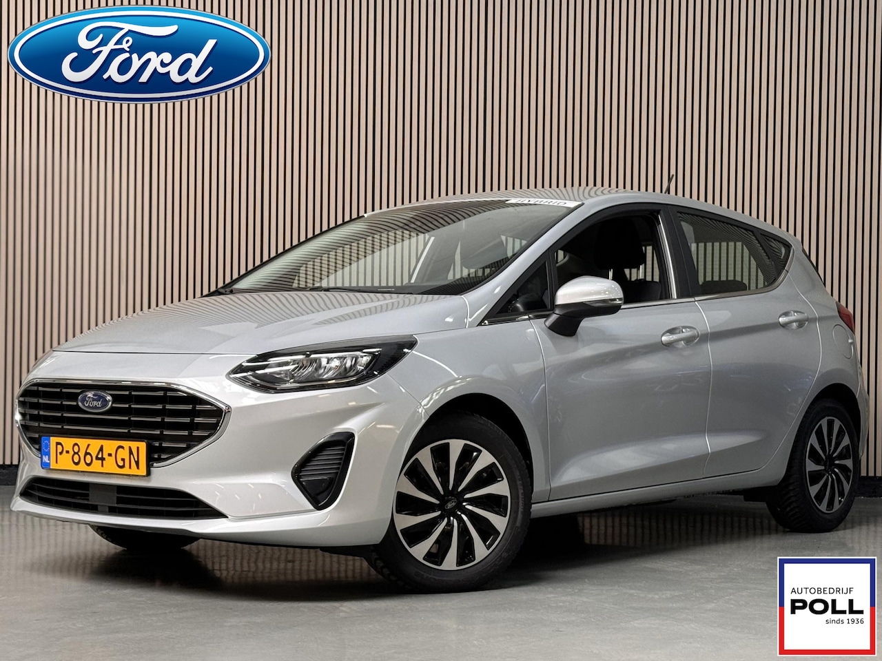 Ford Fiesta - 125pk EcoBoost Hybrid Titanium Navi Adap Cruise Climat Parkeersensoren Privacy Glass 5drs - AutoWereld.nl