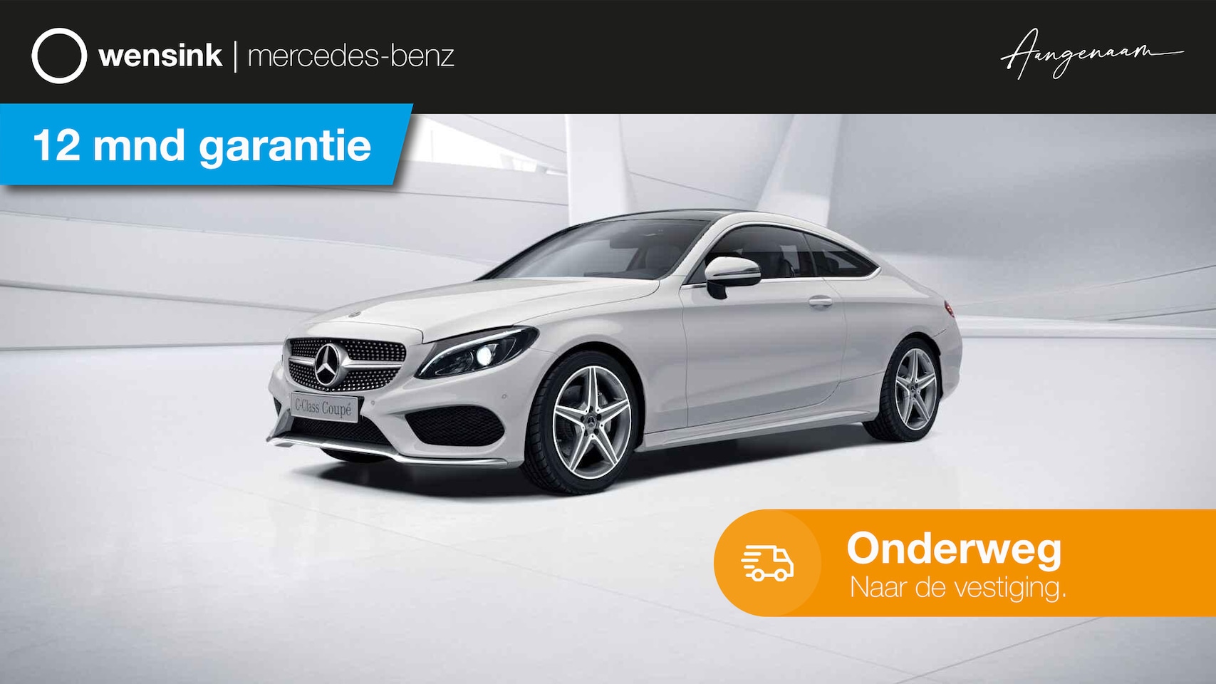 Mercedes-Benz C-klasse Coupé - 180 Premium Plus | AMG | Panoramadak | Memory | Sfeerverlichting | Stoelverwarming | - AutoWereld.nl