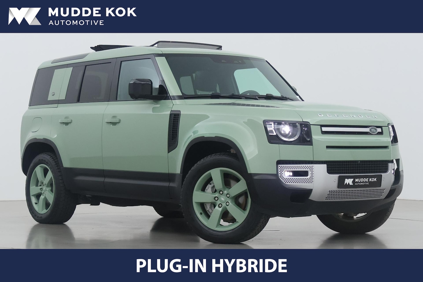 Land Rover Defender 110 - P400e 75th Edition | ACC | Canvas-Vouwdak | Luchtvering | Meridian Sound | Stoel+Stuurverw - AutoWereld.nl