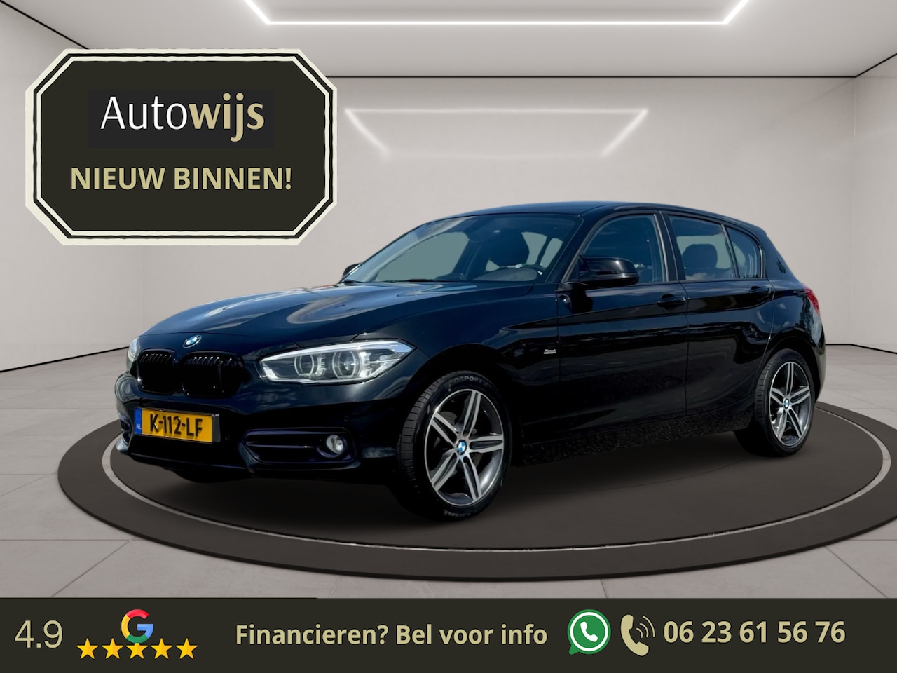 BMW 1-serie - 118i M Sport|Sport Line|Xenon|Navi|Stoelverw|LM-Velg - AutoWereld.nl