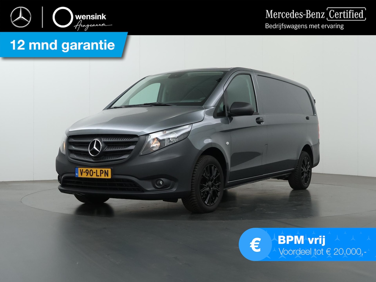 Mercedes-Benz Vito - 116 CDI Aut. | Lang L2 | LM Velgen | Trekhaak | Cruise Control | Navigatie | 3-zits | Park - AutoWereld.nl