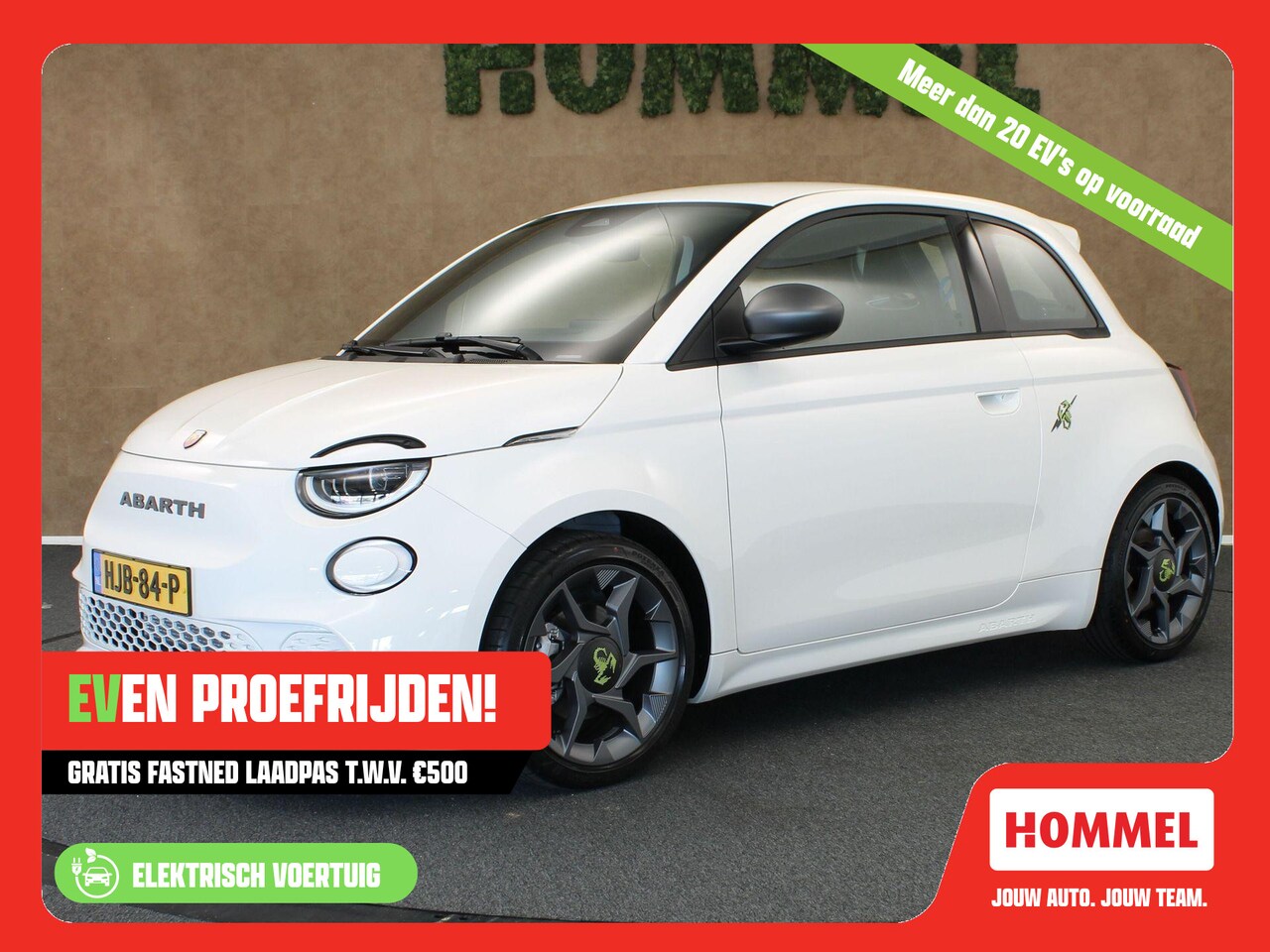Abarth 500 - Urban 42 kWh - APPLE CARPLAY/ANDROID AUTO - CRUISE CONTROL - KEYLESS START - SPORTSTUUR - - AutoWereld.nl