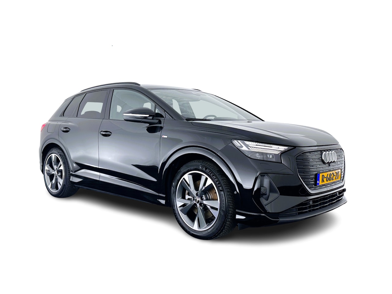 Audi Q4 e-tron - 40 S edition 77 kWh S-Line [ 3-Fase ] (INCL.BTW) *HEAT-PUMP | 1/2LEATHER | MATRIX-LED | AD - AutoWereld.nl