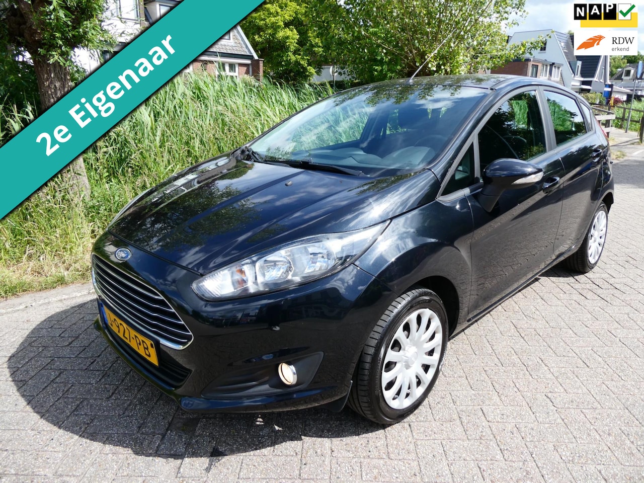 Ford Fiesta - 1.25i 4-Cilinder 82pk Facelift 5-deurs Airco 145.000km Zuinig 2e eig. - AutoWereld.nl
