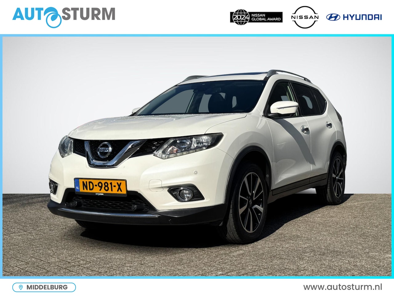 Nissan X-Trail - 1.6 DIG-T N-Connecta | Trekhaak Afneembaar | Panoramadak | Leder | Stoelverwarming | Navig - AutoWereld.nl