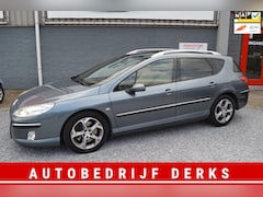Peugeot 407 SW - 3.0-24V V6 XT AUT Airco Leer Navi APK