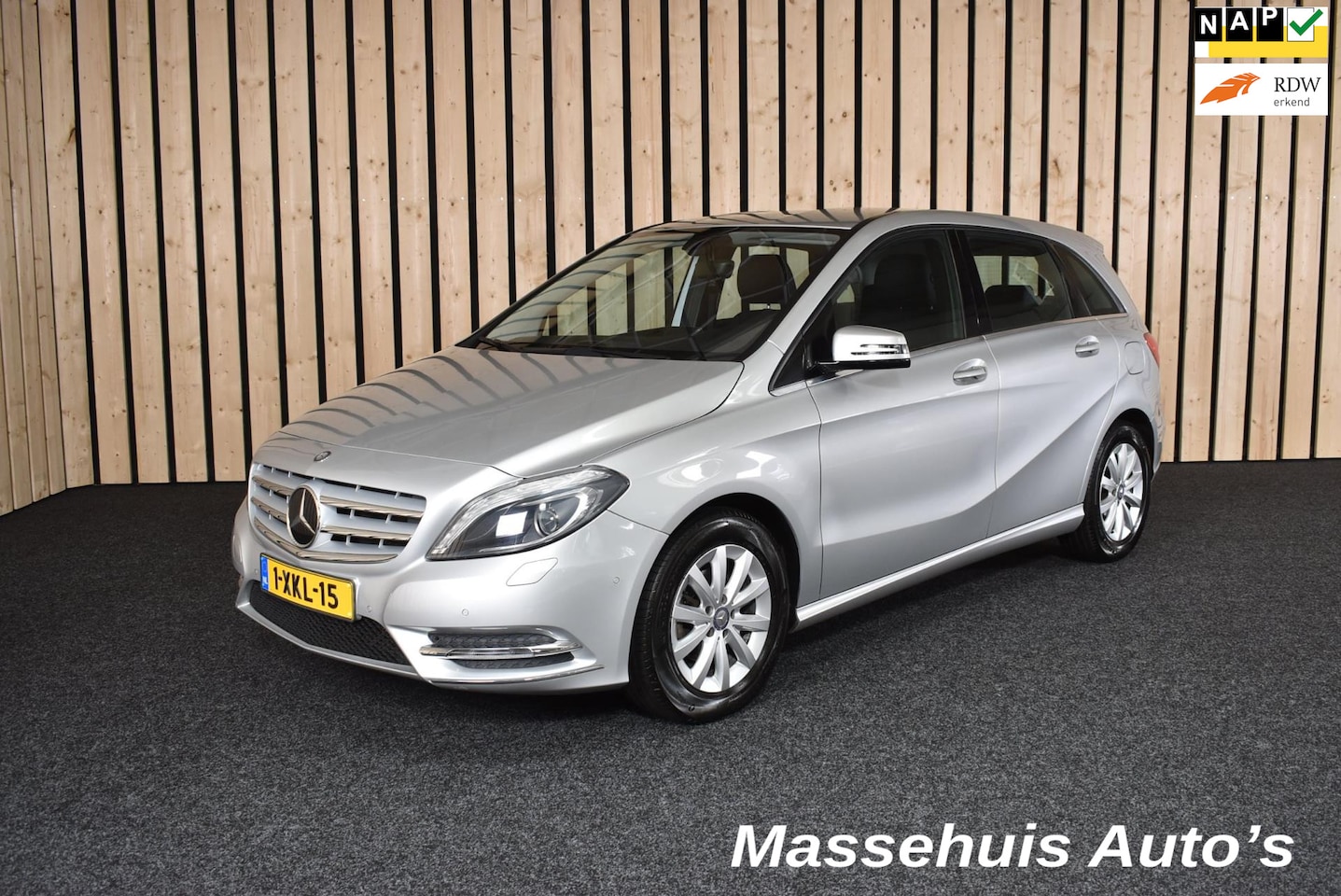 Mercedes-Benz B-klasse - 180 Ambition 104dkm 1e eig. Navi Clima Cruise LED Leer PDC V+A Nwe APK - AutoWereld.nl