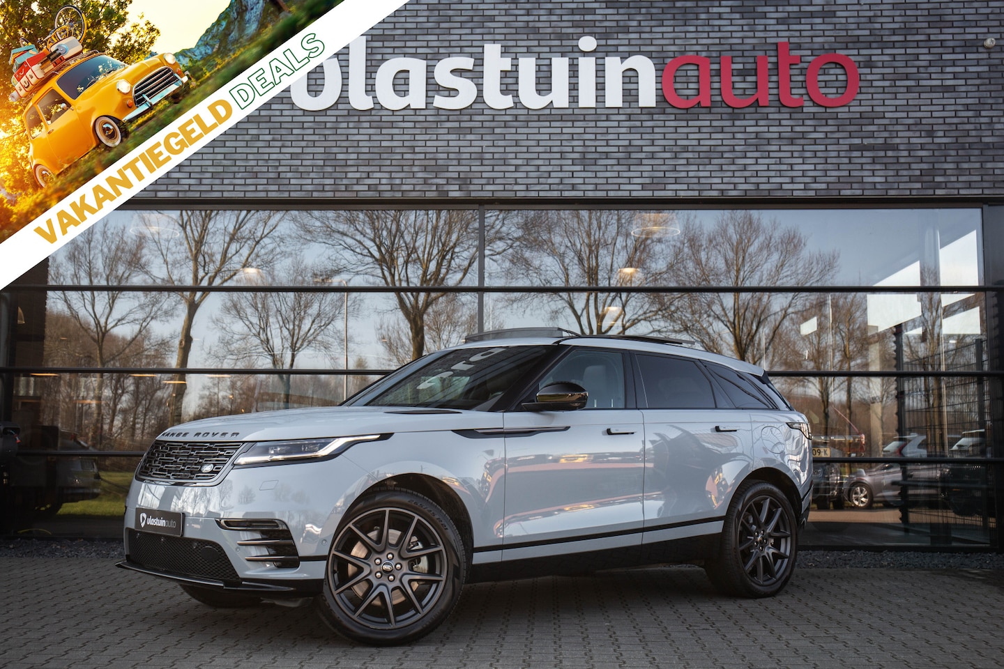 Land Rover Range Rover Velar - 2.0 P400e R-Dynamic Autobiography , Arroios Grey, Pano, Adap. Cruise, Meridian - AutoWereld.nl