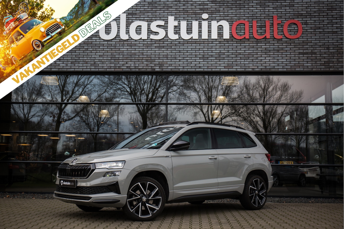 Skoda Karoq - 1.5 TSI ACT Sportline Business 1.5 TSI ACT Sportline Business , Adap. cruise, Pano dak, Carplay, - AutoWereld.nl