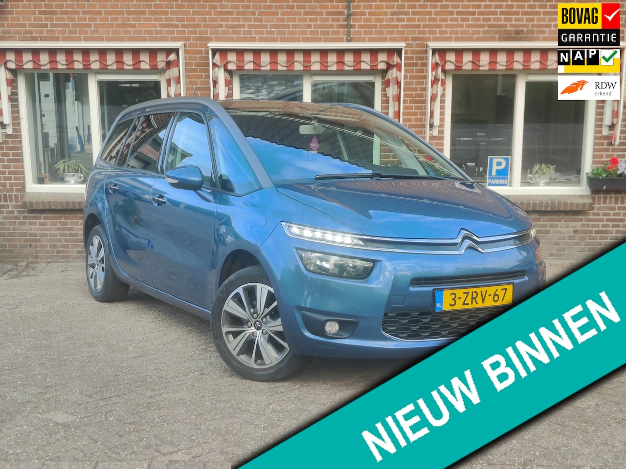 Citroën Grand C4 Picasso - 1.2 PureTech Business 7 Pers. Navi Clima Cruise Tr.haak - RIJKLAAR - - AutoWereld.nl