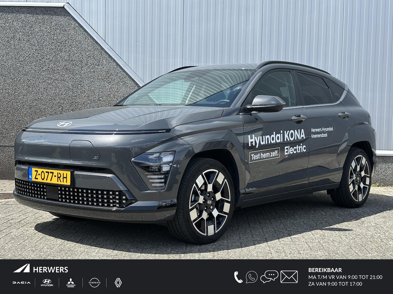 Hyundai Kona - Premium 65.4 kWh / Lederen bekleding / BOSE Audio / 360* Camera / Elektrische achterklep / - AutoWereld.nl
