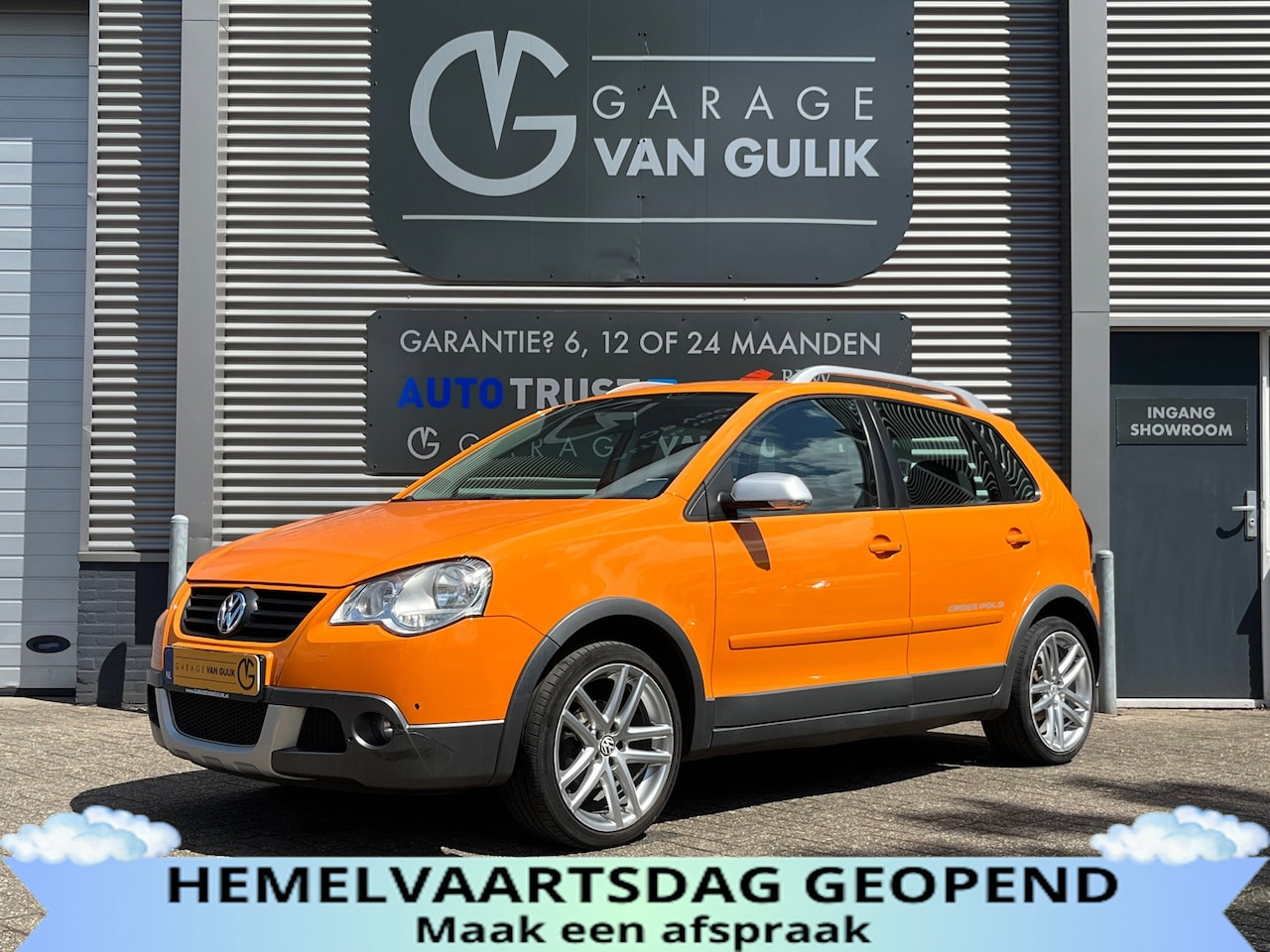 Volkswagen Polo - 1.4-16V Cross 80PK Clima,Cruise,Isofix,Bluetooth,ElektrRamenV+A,ElektrSpiegels,Lmv,Dakrail - AutoWereld.nl