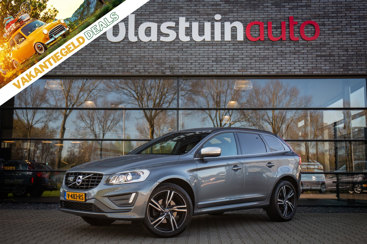 Volvo XC60 - 2.0 D4 R-design 190PK Grijs kenteken , Adap. cruise, Standkachel, Achteruitrijcamera, - AutoWereld.nl