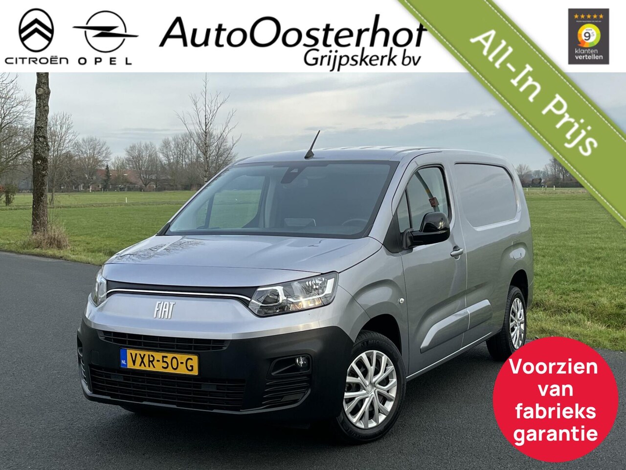 Fiat Doblò Cargo - 130pk L2 1000kg TREKHAAK - AutoWereld.nl