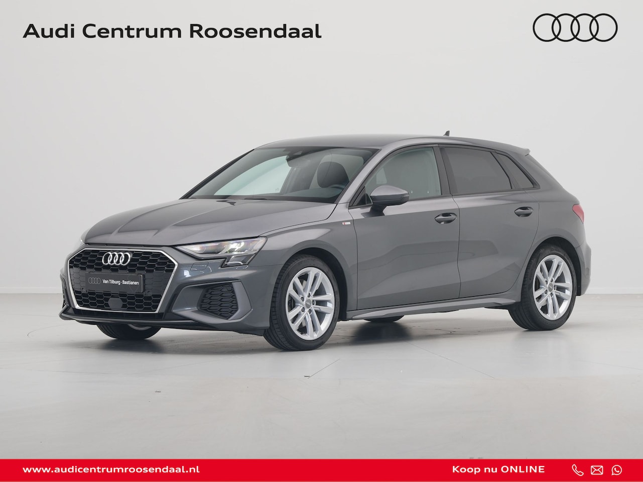 Audi A3 Sportback - 35 TFSI 150pk S-Tronic S-Line edition Stoelverwarming Pdc Acc Navigatie Carplay Elek. Stoe - AutoWereld.nl