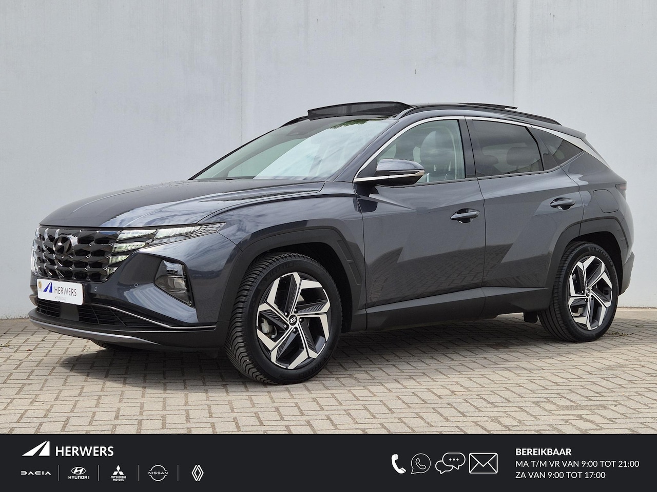 Hyundai Tucson - 1.6 CRDi 48V Premium Sky Automaat / Glazen schuif- en kanteldak / Trekgewicht 1650 kg / Ap - AutoWereld.nl