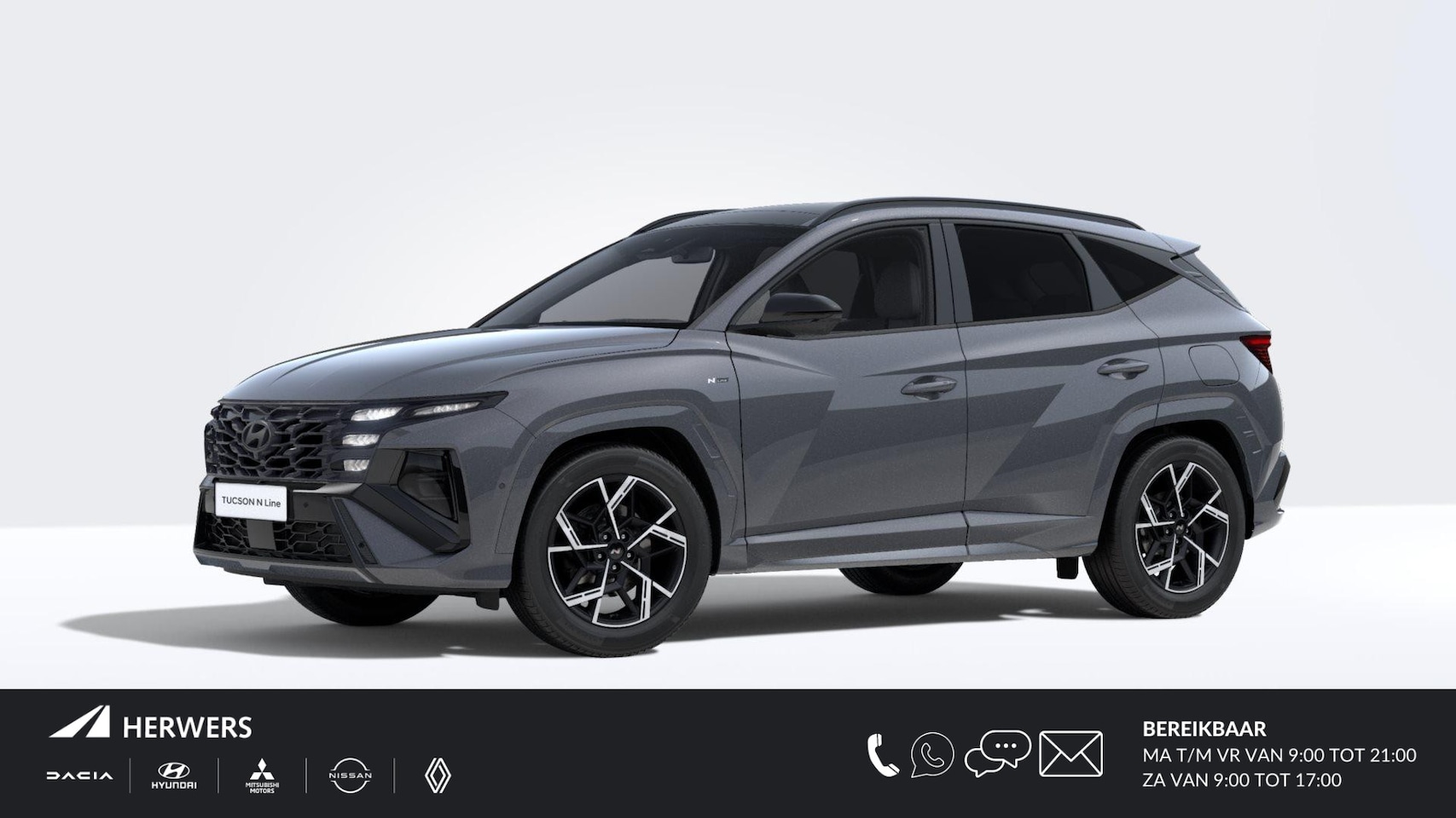 Hyundai Tucson - 1.6 T-GDI PHEV N Line Sky / €1300,- Voordeel Op Nieuwprijs / Rijklaarprijs / Direct Leverb - AutoWereld.nl