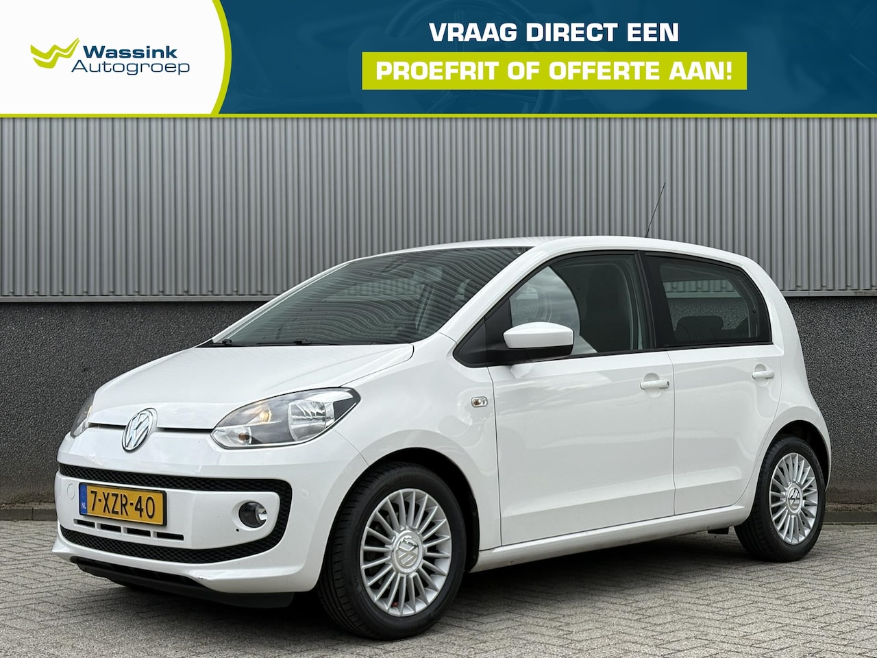 Volkswagen Up! - 1.0 60PK 5D High up! | Navigatie | parkeersensoren | Airconditioning | - AutoWereld.nl