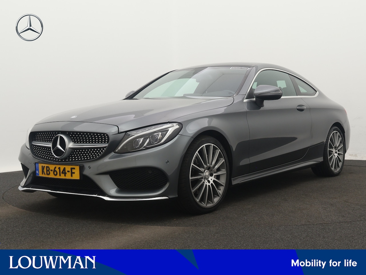 Mercedes-Benz C-klasse Coupé - 180 Ambition | Multispaaks lichtmetalen velgen | Panoramadak | Navigatie | Parking support - AutoWereld.nl