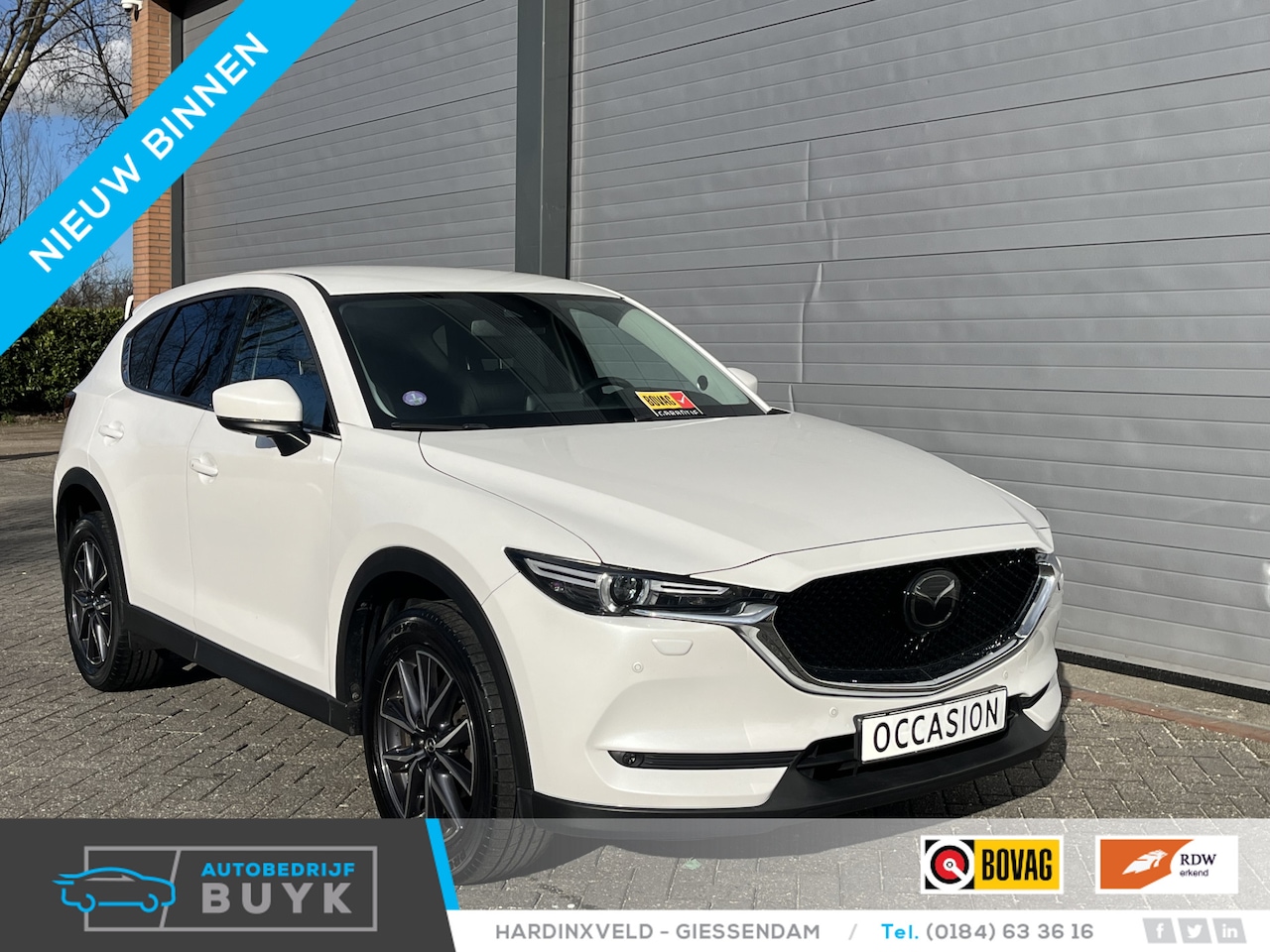 Mazda CX-5 - 2.0 SkyActiv-G 165 GT-M ACC | HEAD-UP | 360*CAM | LEER | BOSE | KEYLESS - AutoWereld.nl