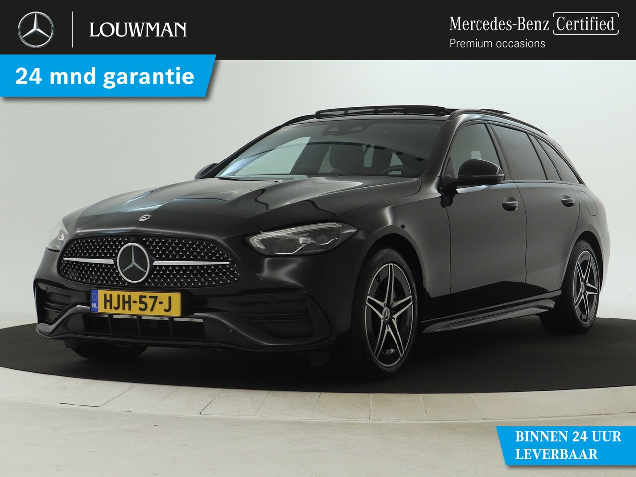 Mercedes-Benz C-klasse Estate - 300 e AMG Plug-In Hybride | Night Pakket | Panorama Schuif-Kanteldak | Burmester® 3D-Surro - AutoWereld.nl