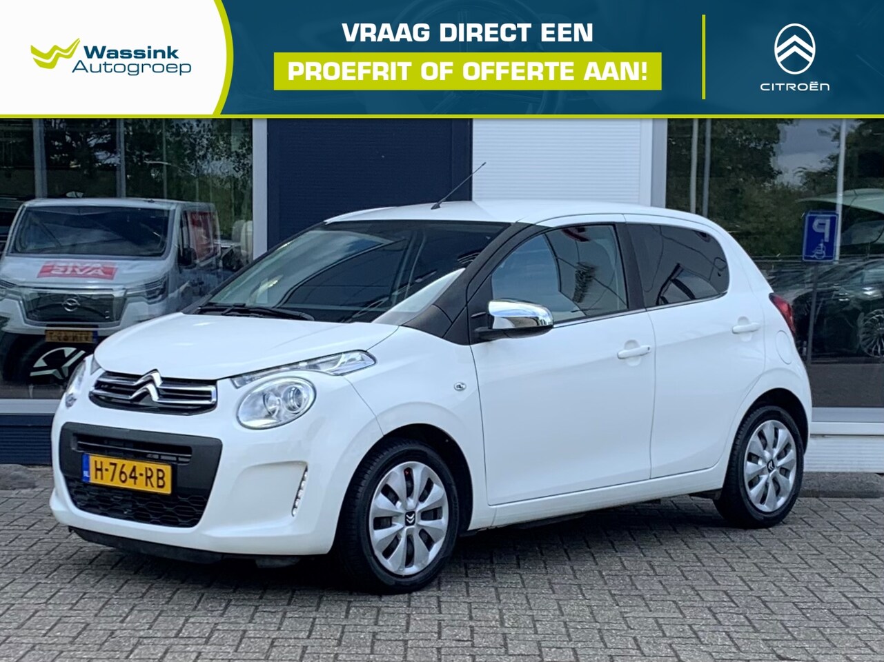 Citroën C1 - 1.0 VTi 72PK 5drs Feel | Airconditioning | Bluetooth | USB | Extra getinte ramen | Snelhei - AutoWereld.nl