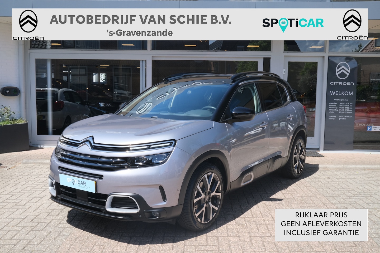 Citroën C5 Aircross - PT 130 Business Plus Trekhaak, All Weather banden, Stoelverwarming, Elektr. Achterklep - AutoWereld.nl