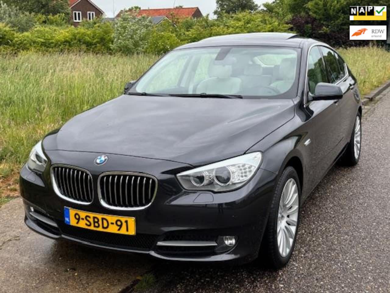 BMW 5-serie Gran Turismo - 520d High Executive Automaat ECC Navigatie Leder LMV 19" Sportstoelen Cruisecontr. Dealero - AutoWereld.nl