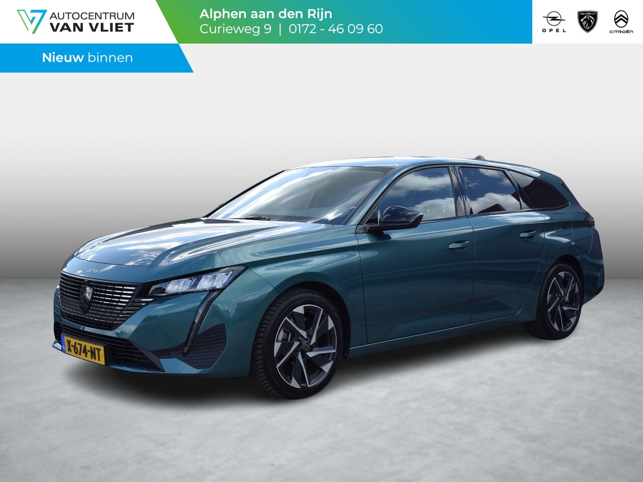 Peugeot 308 SW - 1.6 Plug-in Hybrid 180 Allure NAVIGATIE & CARPLAY | ACHTERUITRIJCAMERA MET SENSOREN | E.C. - AutoWereld.nl