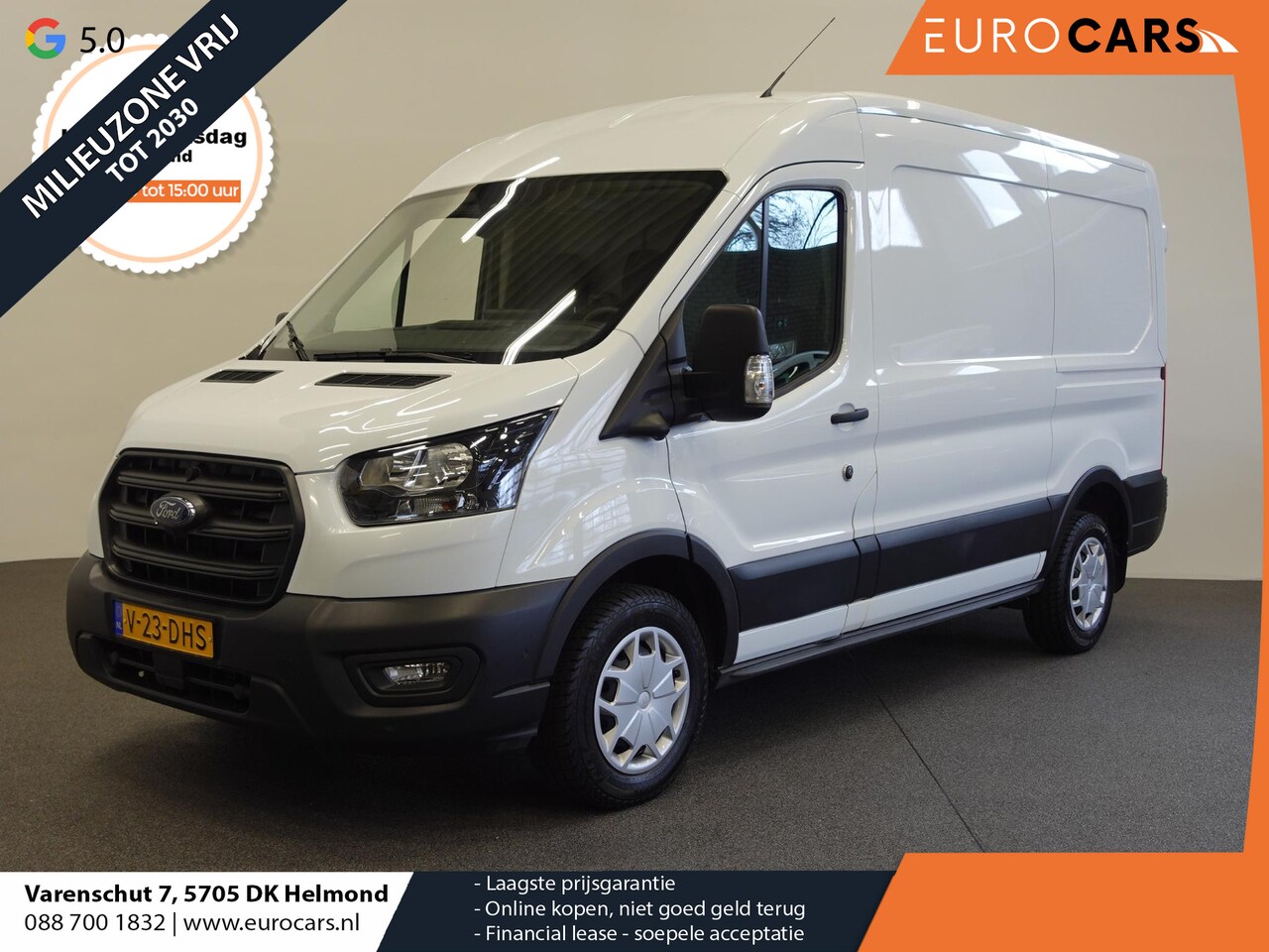 Ford Transit - 310 2.0 TDCI L2H2 Trend Automaat Airco Navigatie Bluetooth Camera Cruise Control - AutoWereld.nl