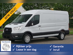 Ford Transit - 350L 130PK L3H2 Trend LDT BPM VRIJ 12" Sync Apple CP/Android A, Camera, Trekhaak NR. W03