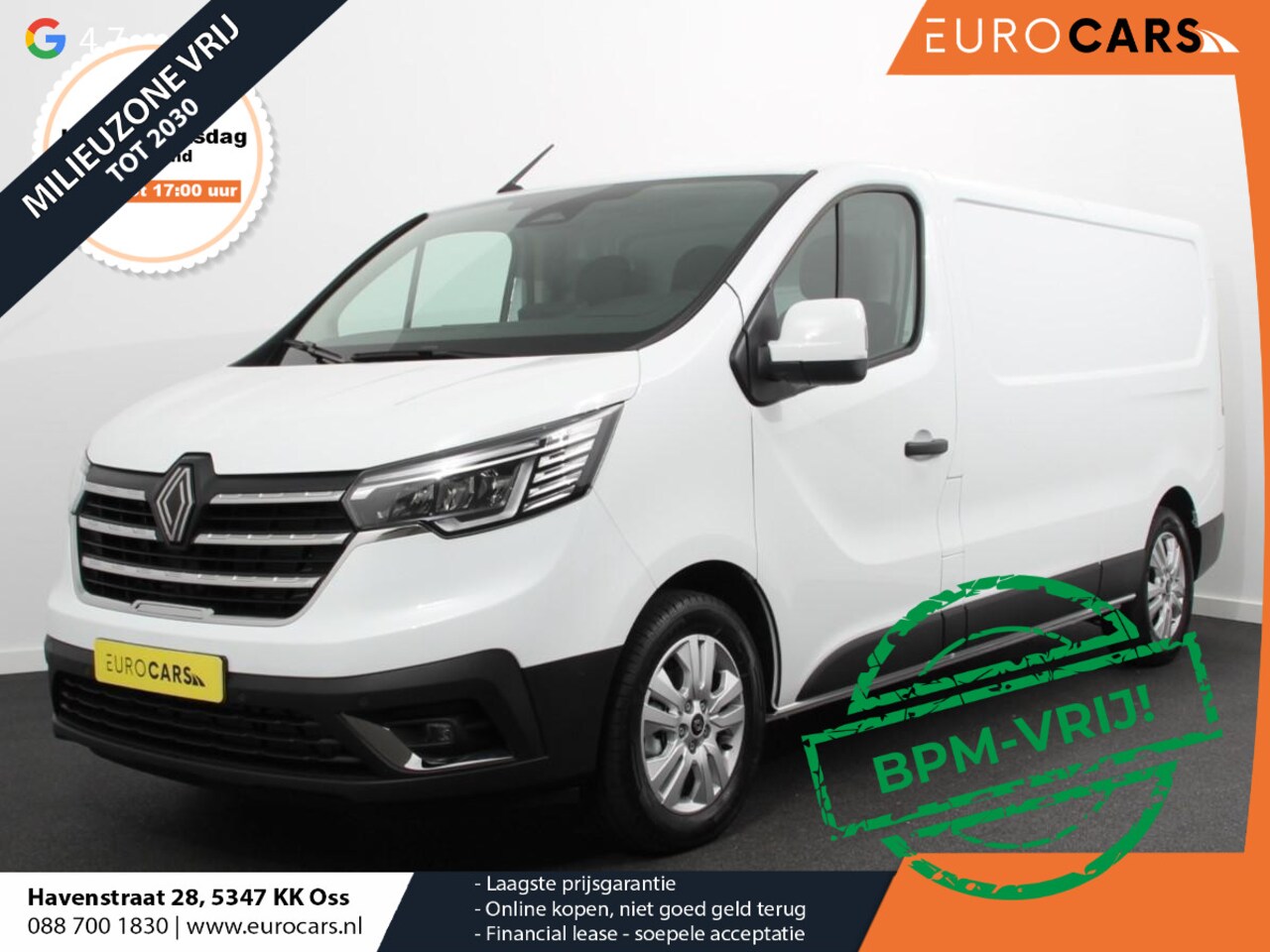 Renault Trafic - 2.0 Blue dC1 150 EDC T30 L2H1 Advance Navigatie Airco Lichtmetalen velgen Betimmering Trek - AutoWereld.nl