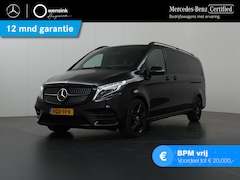 Mercedes-Benz V-klasse - 300d XL L3 | Black AMG | Dubbele Cabine | Avantgarde Edition | 360° Camera | Spraakassiste