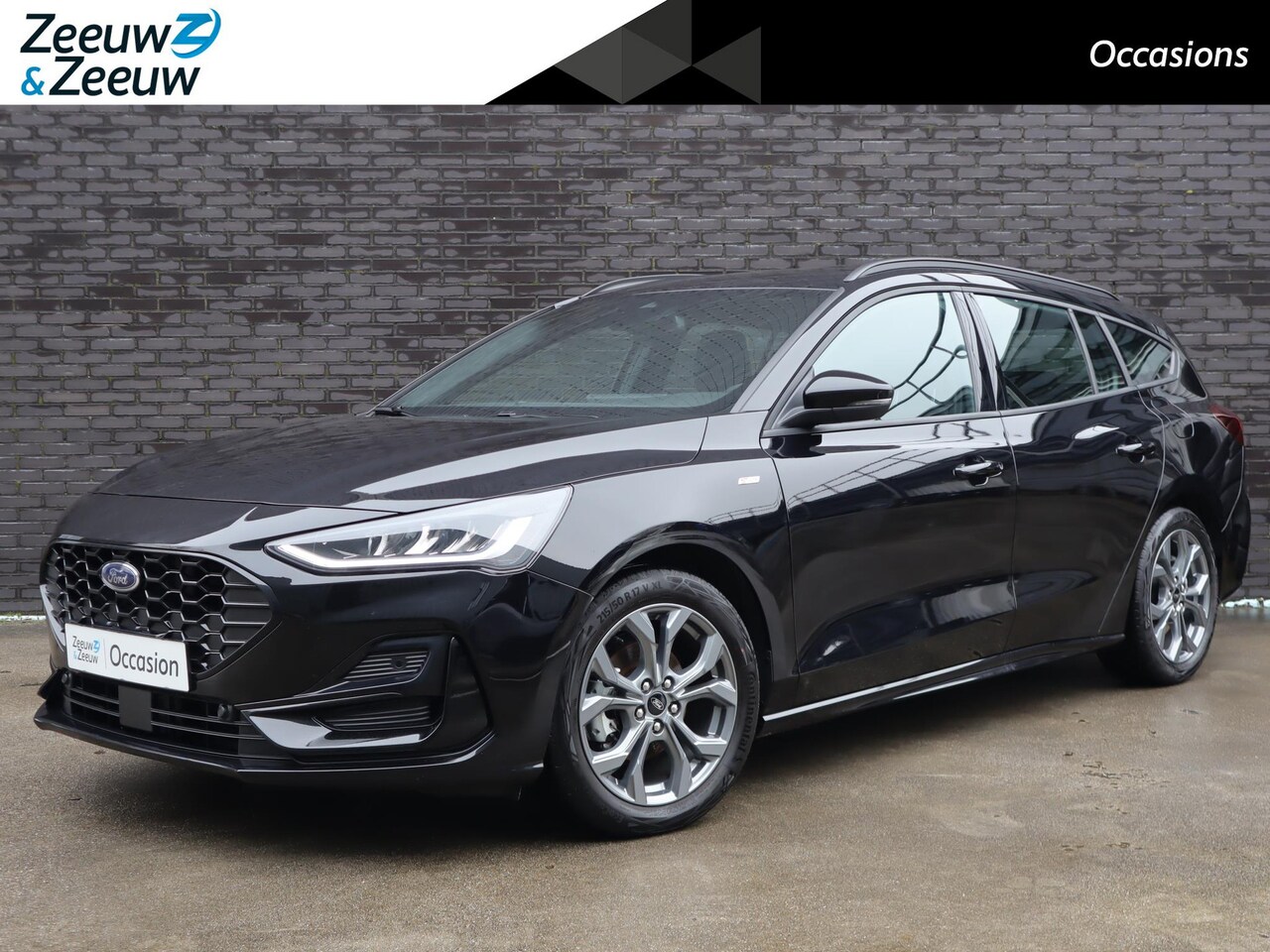 Ford Focus Wagon - 1.0 EcoBoost ST Line Ford Focus Wagon 1.0 EcoBoost Hybrid ST Line 125pk | Stoel- stuur en - AutoWereld.nl
