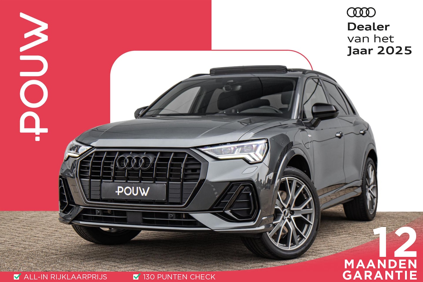 Audi Q3 - 45 TFSIe 245pk PHEV S Edition | Panoramadak | 20" LM Velgen | Bang & Olufsen | Apple Carpl - AutoWereld.nl