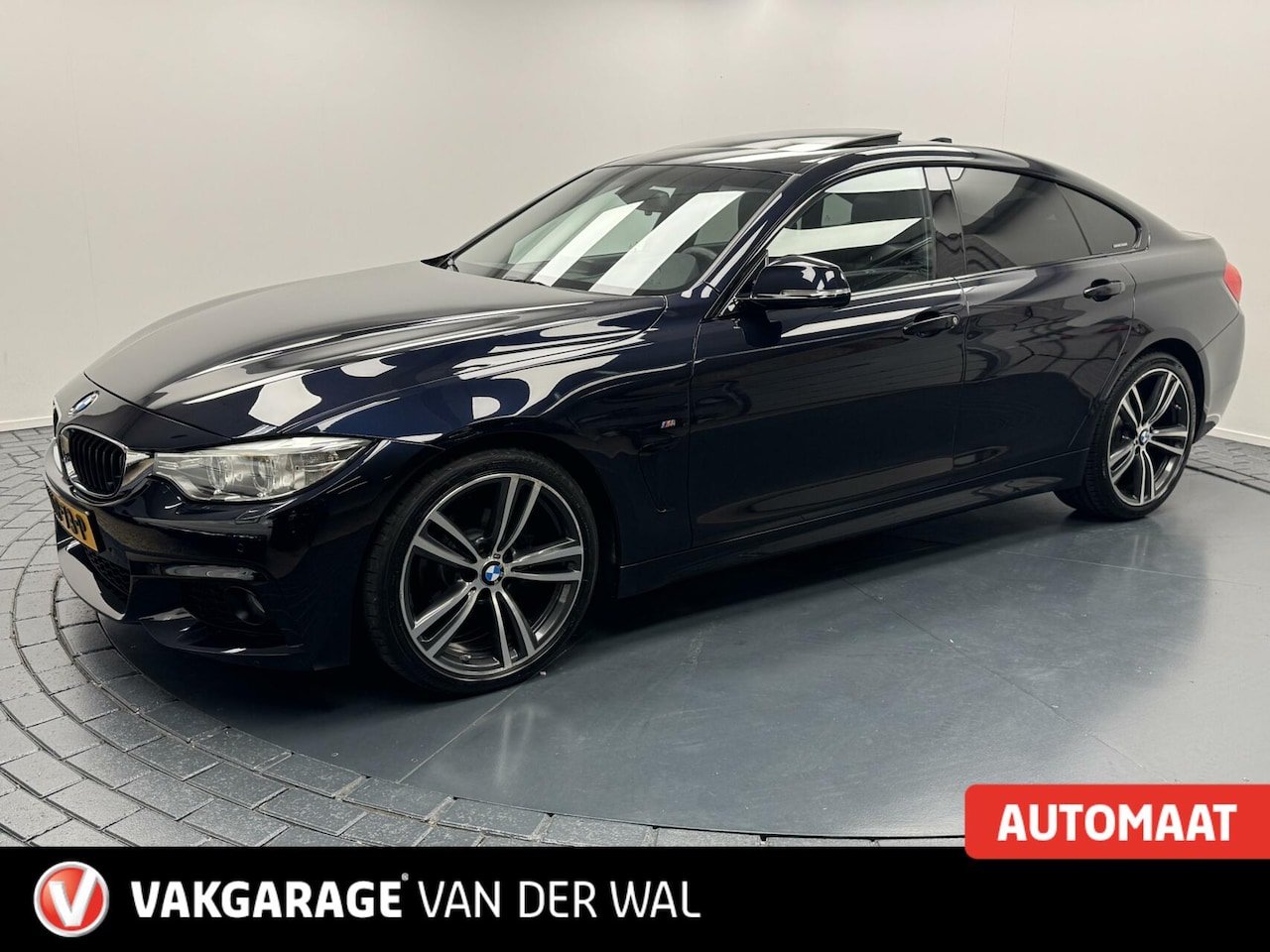 BMW 4-serie Gran Coupé - 420i Automaat-Msport-H&K-Panoramadak-Leder-Navigatie-Cr.contr-Clima-Stoelverwarming-Lm19'' - AutoWereld.nl