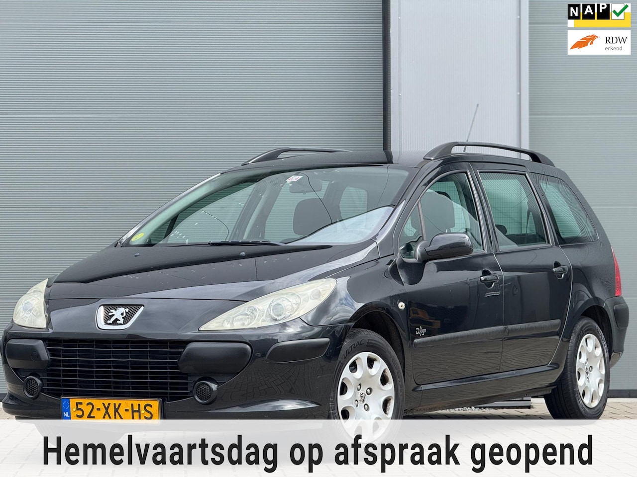 Peugeot 307 Break - 1.6-16V D.Sign | Airco | Cruise control | Trekhaak | Elektrische ramen | Dealeronderhouden - AutoWereld.nl