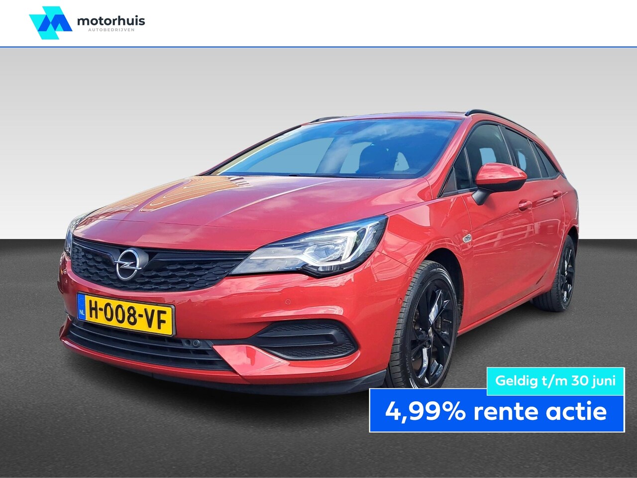 Opel Astra Sports Tourer - 1.2 TURBO 130PK ELEGANCE NAVI BLACKPACK AGR 17'' NAP - AutoWereld.nl