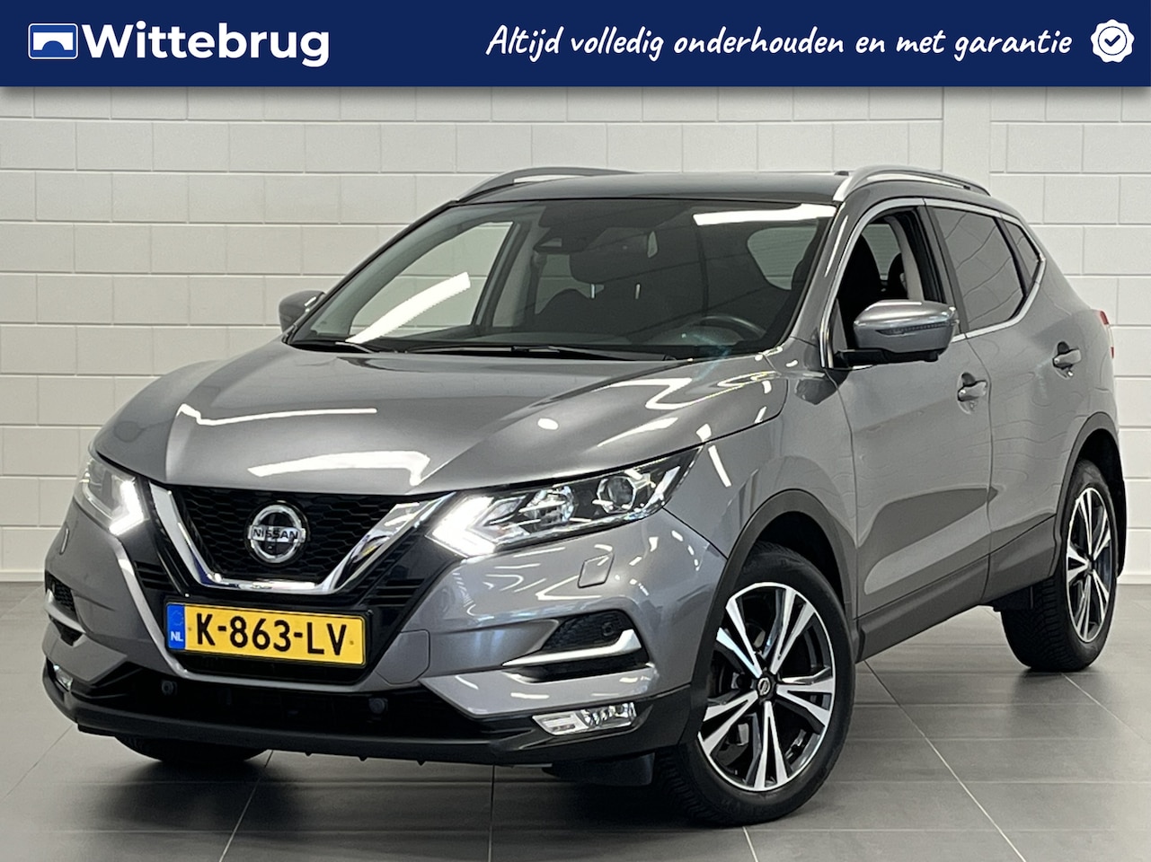 Nissan Qashqai - 1.3 DIG-T AUTOMAAT | PANORAMADAK | KEYLESS | ALL SEASON BANDEN - AutoWereld.nl