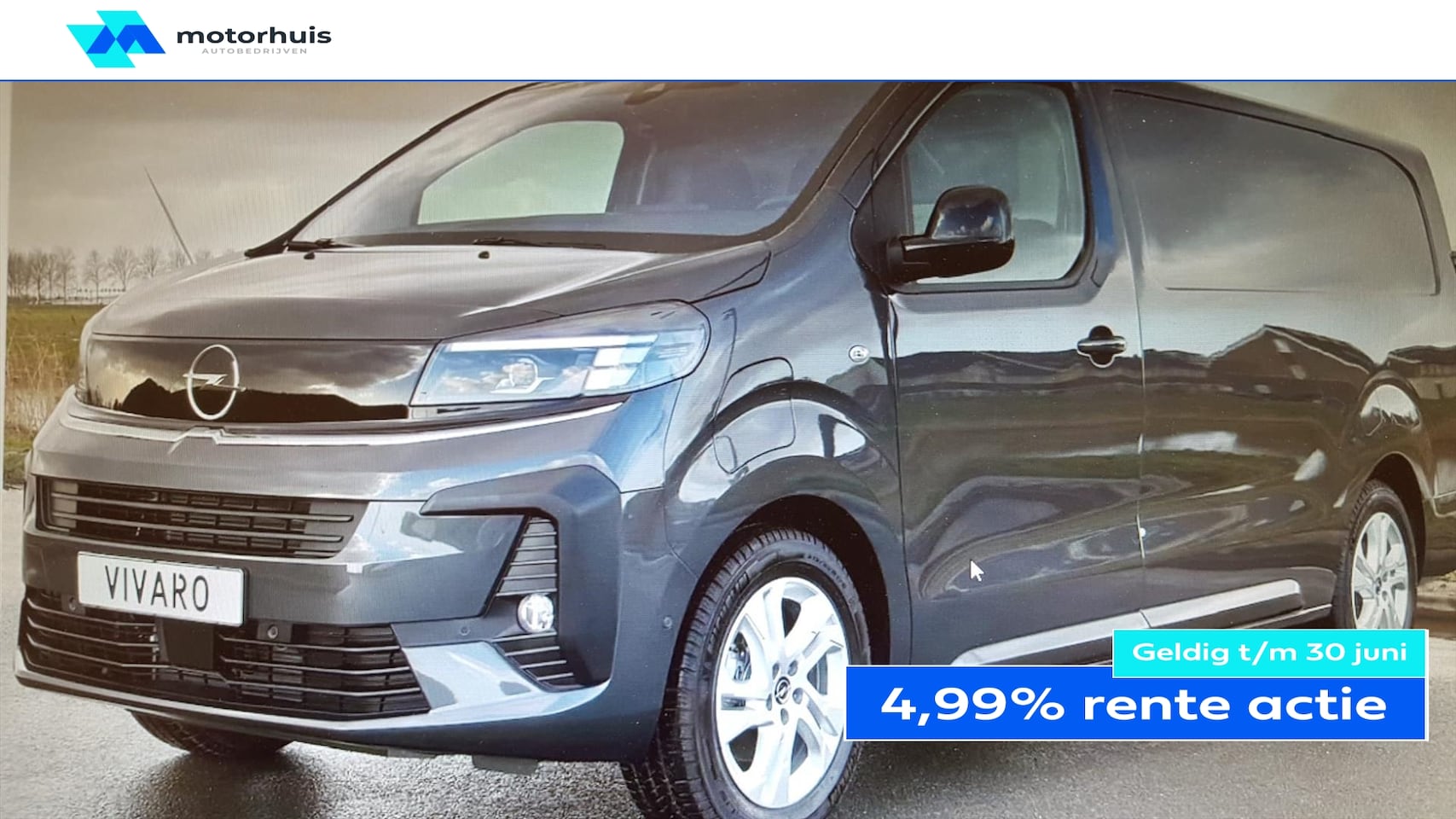 Opel Vivaro Electric - 100% Elektrisch en 100% volle demo Opel Vivaro..!! - AutoWereld.nl