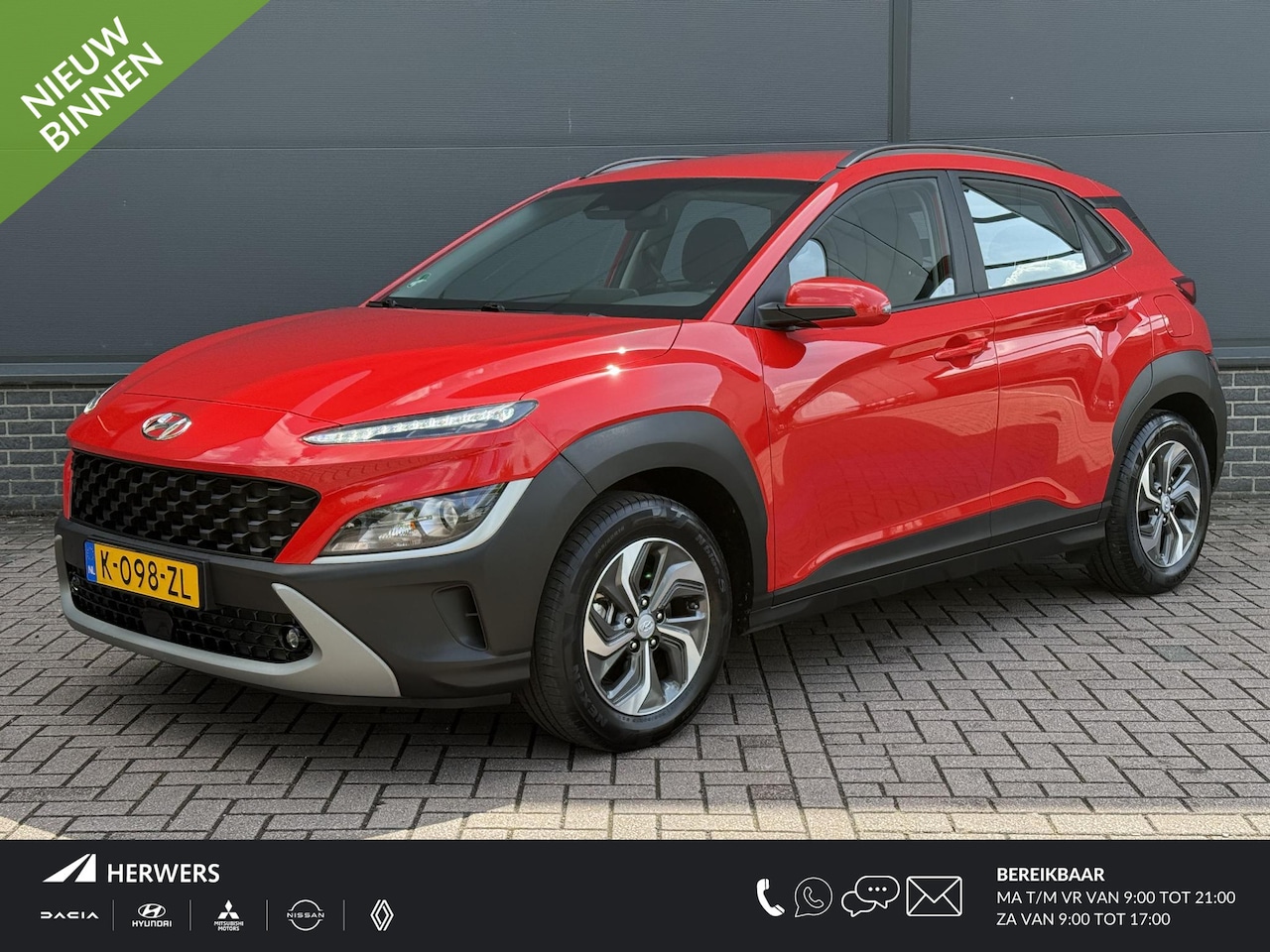 Hyundai Kona - 1.6 GDI HEV Comfort Eerste Eigenaar / Navigatie / Trekhaak / 1300KG Trekgewicht / Achterui - AutoWereld.nl