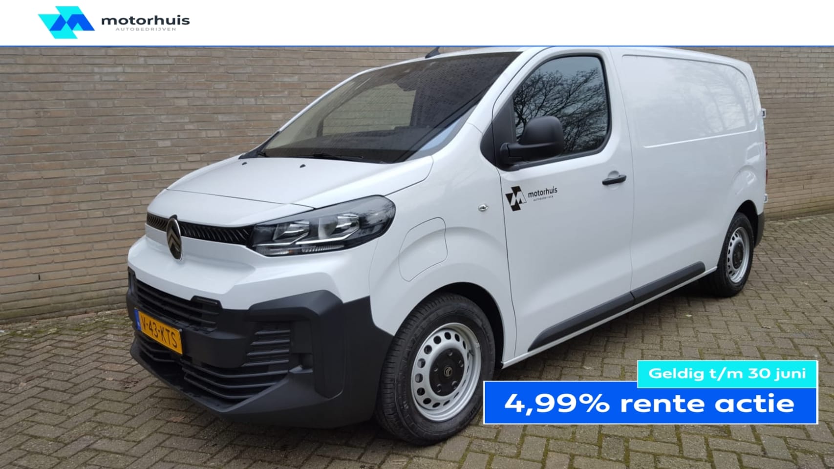 Citroën ë-Jumpy - 75KWh. 136PK 100% elektrisch DEMO VOORDEEL..!! - AutoWereld.nl